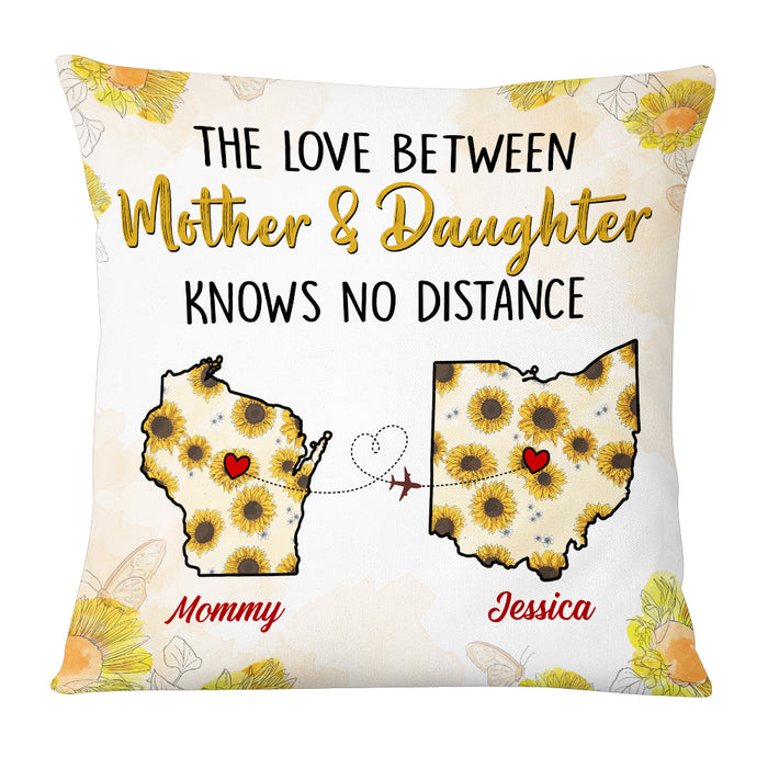 Personalized Sunflower Daughter Long Distance Pillow AG62 85O53 1