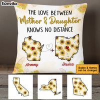 Personalized Sunflower Daughter Long Distance Pillow AG62 85O53 thumb 1
