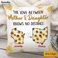 Personalized Sunflower Daughter Long Distance Pillow AG62 85O53 thumb 1