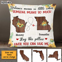 Personalized Long Distance Hug This Pillow AG61 30O47 thumb 1