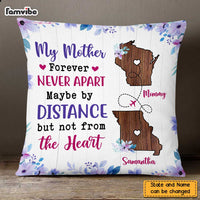 Personalized Mom Long Distance Pillow AG82 32O47 thumb 1