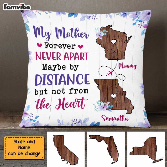 Personalized Mom Long Distance Pillow AG82 32O47 1