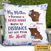 Personalized Mom Long Distance Pillow AG82 32O47 thumb 1