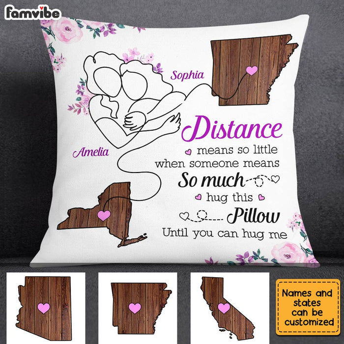 Personalized Long Distance Pillow AG86 32O28 1