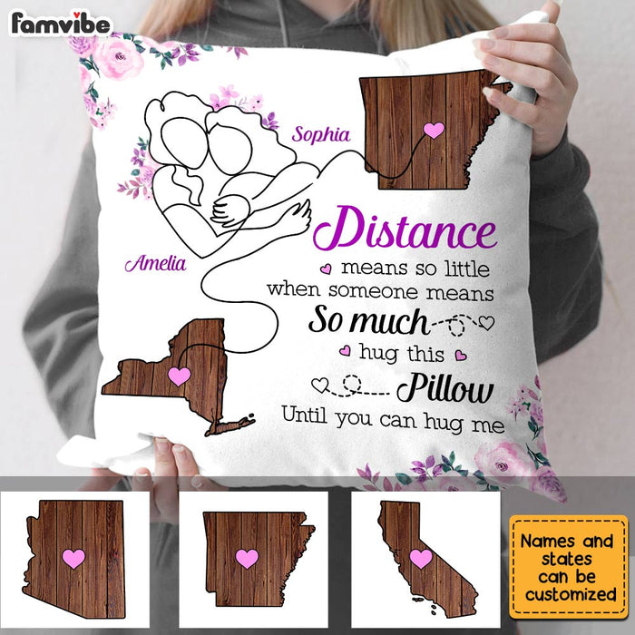 Personalized Long Distance Pillow AG86 32O28 1