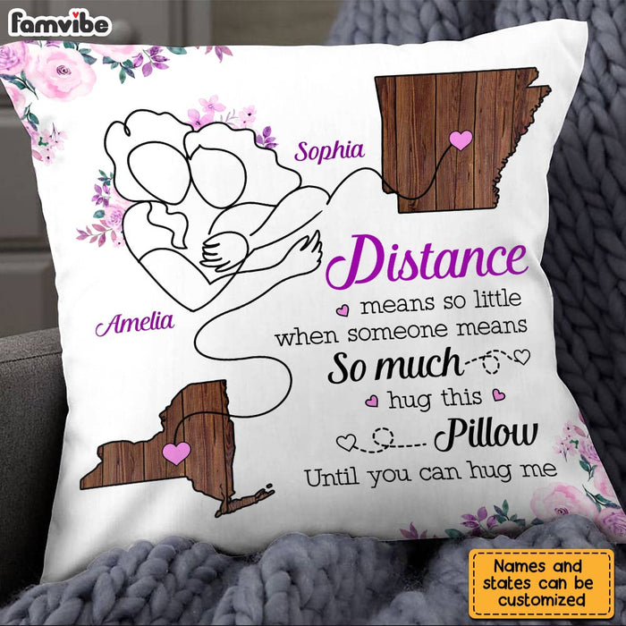 Personalized Long Distance Pillow AG86 32O28 1