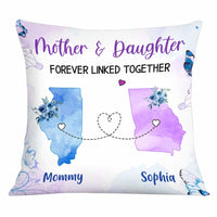 Personalized Butterfly Daughter Long Distance Pillow AG71 85O34 thumb 1