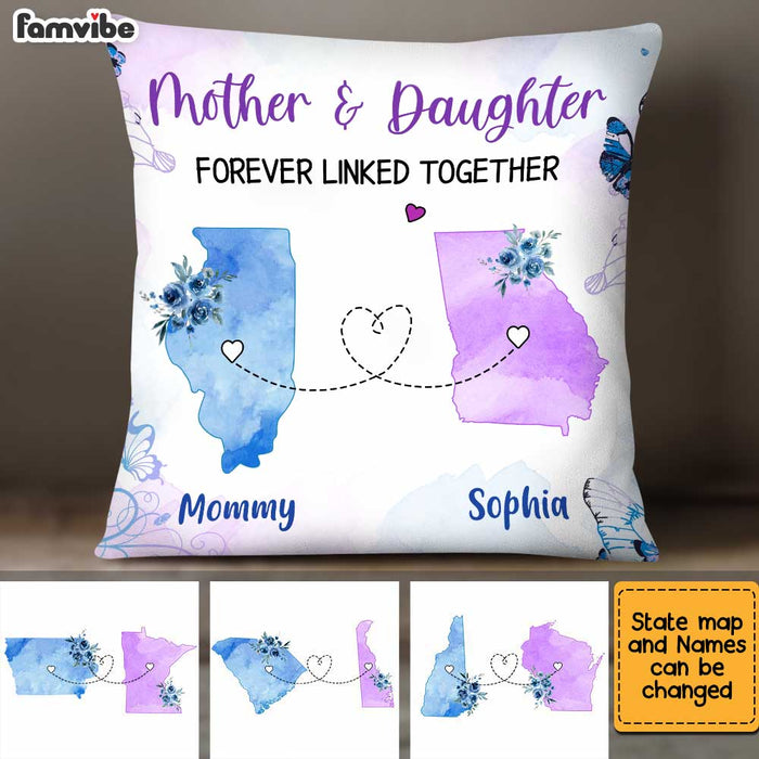 Personalized Butterfly Daughter Long Distance Pillow AG71 85O34 1