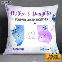 Personalized Butterfly Daughter Long Distance Pillow AG71 85O34 thumb 1