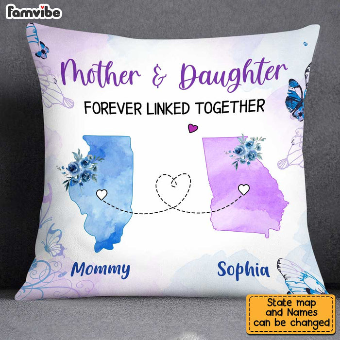 Personalized Butterfly Daughter Long Distance Pillow AG71 85O34 1