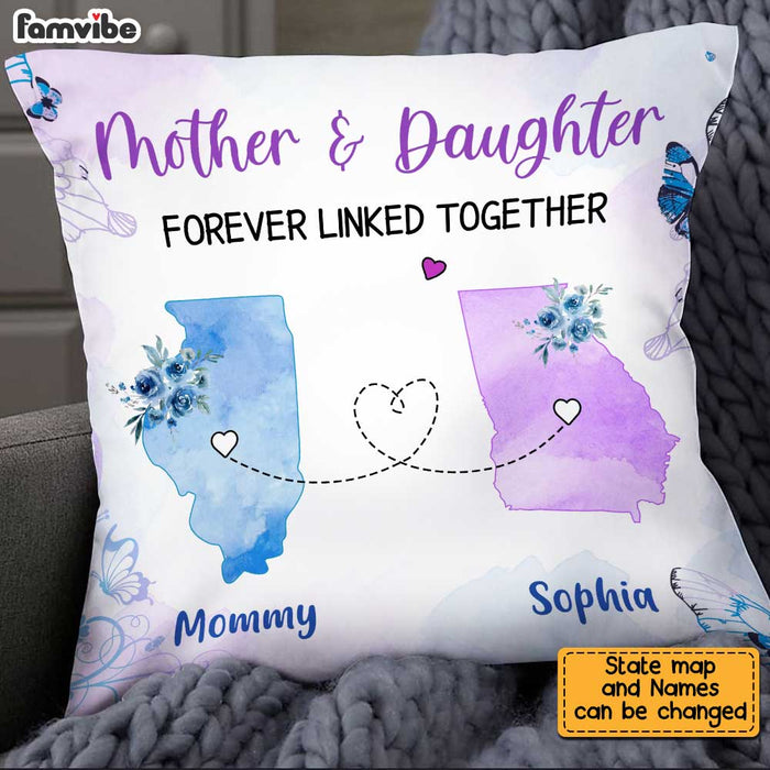Personalized Butterfly Daughter Long Distance Pillow AG71 85O34 1