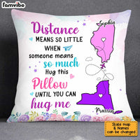 Personalized Long Distance Daughter Mom Pillow AG81 30O34 thumb 1
