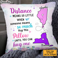 Personalized Long Distance Daughter Mom Pillow AG81 30O34 thumb 1
