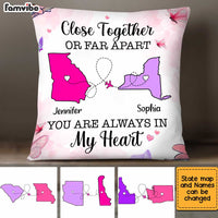 Personalized Long Distance To Daughter Pillow AG83 30O34 thumb 1
