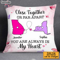 Personalized Long Distance To Daughter Pillow AG83 30O34 thumb 1
