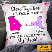 Personalized Long Distance To Daughter Pillow AG83 30O34 thumb 1