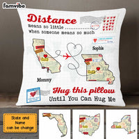 Personalized Long Distance Daughter Pillow AG82 23O47 thumb 1