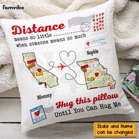 Personalized Long Distance Daughter Pillow AG82 23O47 thumb 1