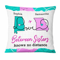 Personalized Long Distance Sister Pillow AG84 23O47 thumb 1