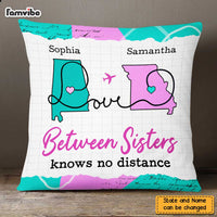 Personalized Long Distance Sister Pillow AG84 23O47 thumb 1