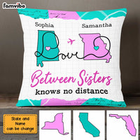 Personalized Long Distance Sister Pillow AG84 23O47 thumb 1