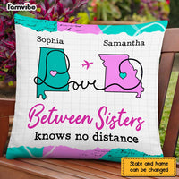 Personalized Long Distance Sister Pillow AG84 23O47 thumb 1
