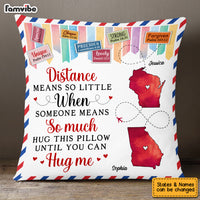 Personalized Daughter Long Distance Pillow AG91 32O53 thumb 1