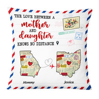 Personalized Mother And Daughter Long Distance Pillow AG94 32O53 thumb 1