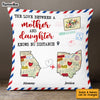 Personalized Mother And Daughter Long Distance Pillow AG94 32O53 1