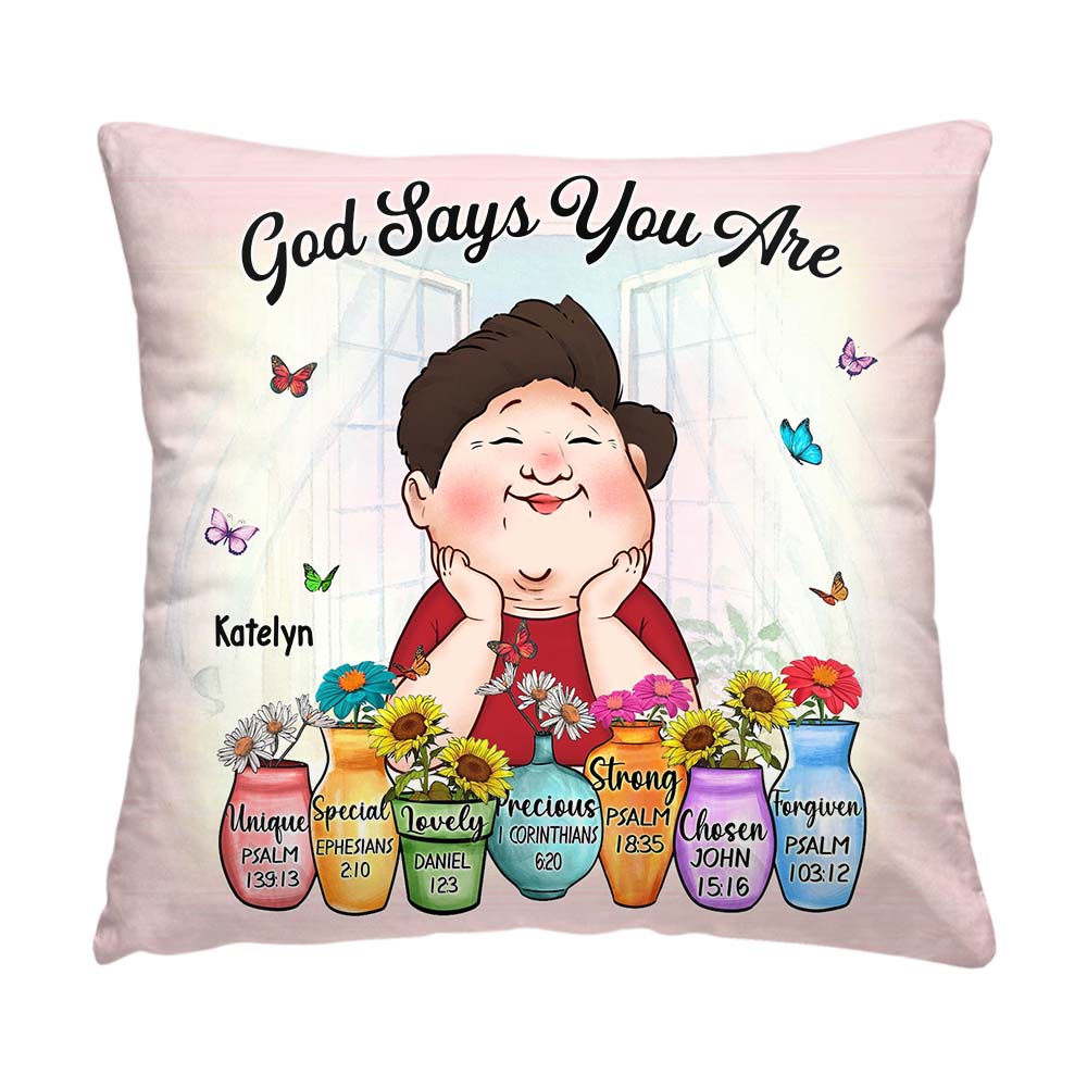 Personalized Gifts For Grandma God Says You Are Pillow 31480 Primary Mockup