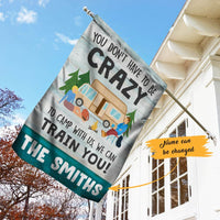 Personalized Camping Garden Flag JN262 85O60 thumb 1