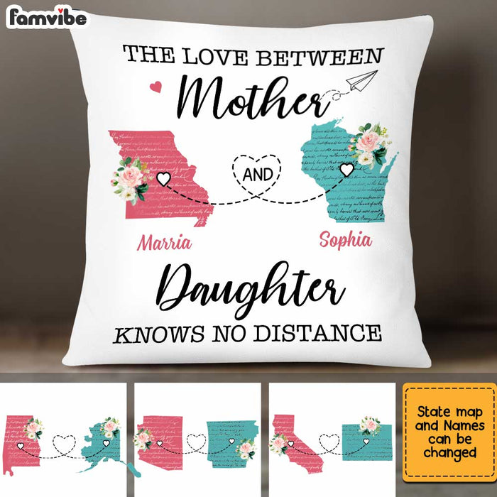 Personalized Mom Long Distance Pillow AG92 85O34 1