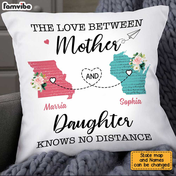 Personalized Mom Long Distance Pillow AG92 85O34 1