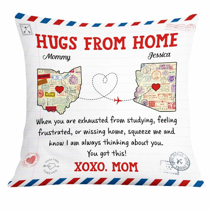 Personalized Long Distance Daughter Pillow AG94 30O31 1
