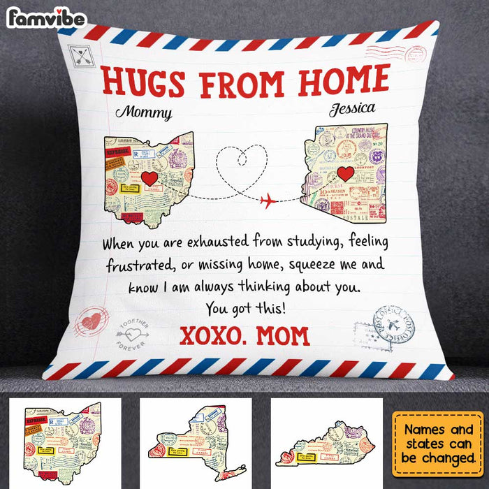 Personalized Long Distance Daughter Pillow AG94 30O31 1