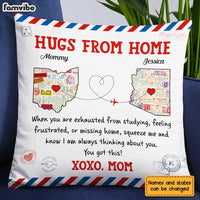 Personalized Long Distance Daughter Pillow AG94 30O31 thumb 1