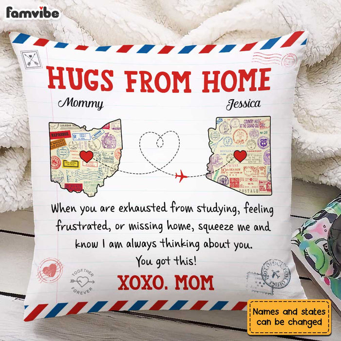 Personalized Long Distance Daughter Pillow AG94 30O31 1