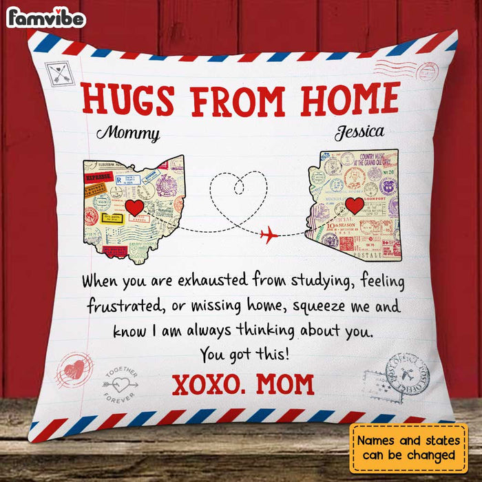 Personalized Long Distance Daughter Pillow AG94 30O31 1