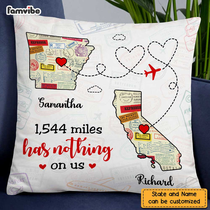 Personalized Long Distance Couple Pillow AG91 23O47 1