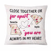 Personalized Mother And Daughter Long Distance Pillow AG114 32O47 1