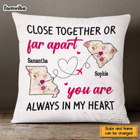 Personalized Mother And Daughter Long Distance Pillow AG114 32O47 thumb 1