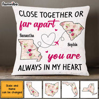 Personalized Mother And Daughter Long Distance Pillow AG114 32O47 thumb 1