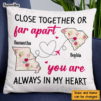Personalized Mother And Daughter Long Distance Pillow AG114 32O47 thumb 1