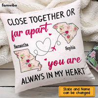 Personalized Mother And Daughter Long Distance Pillow AG114 32O47 thumb 1