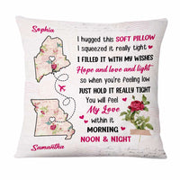 Personalized Daughter Long Distance Pillow AG102 85O47 thumb 1