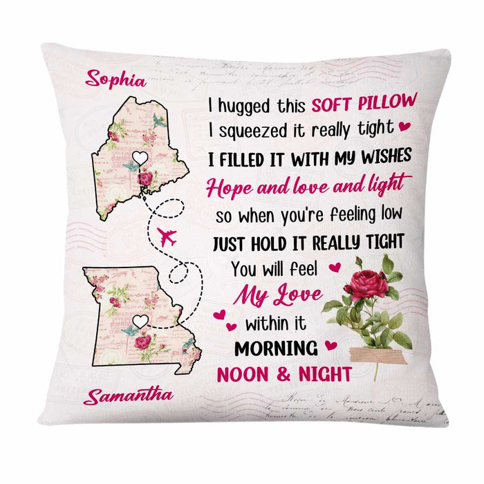 Personalized Daughter Long Distance Pillow AG102 85O47 1