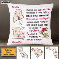Personalized Daughter Long Distance Pillow AG102 85O47 thumb 1