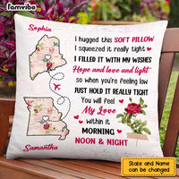 Personalized Daughter Long Distance Pillow AG102 85O47 thumb 1