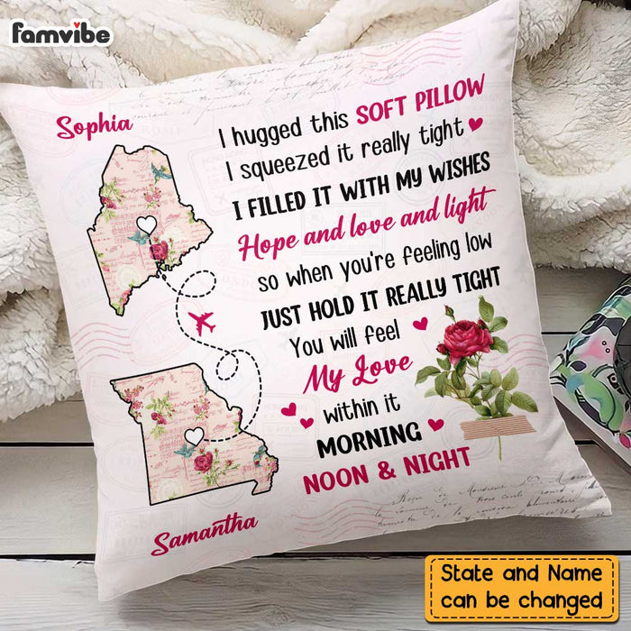 Personalized Daughter Long Distance Pillow AG102 85O47 1
