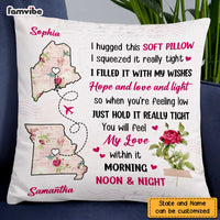 Personalized Daughter Long Distance Pillow AG102 85O47 thumb 1